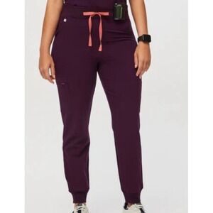 Figs FreeX High Waisted Zamora Jogger Scrubs Eggplant Size Xxs‎ Petite